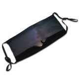 NC Astronomy Sky Ponder Huron Forests Outer Wallpapers Grey Way National Pictures Universe Dust Washable Reusable Filter and Reusable Mouth Warm Windproof Cotton Face