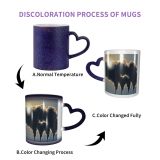 NC Ceramic Photo Coffee Mugs,Air Pollution Atmosphere Carbon Dioxide Change Chemical Chimney Cloud Sky Coal Fired,Custom Picture Mug Magic Heat Sensitive Color Changing Mug Milk Tea Cup Personalized