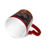 NC Ceramic Photo Coffee Mugs,Oil Tanker Aerial Directly Above Hong Kong Refinery Air Pollution Anchor Vessel,Custom Picture Mug Magic Heat Sensitive Color Changing Mug Milk Tea Cup Personalized Gift