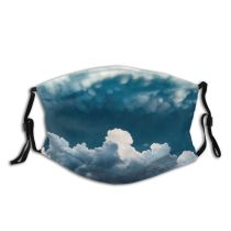 NC Azure Nikon Sky Public Usa Cloud Dark Wallpapers Grey Domain Pictures Picture Dust Washable Reusable Filter and Reusable Mouth Warm Windproof Cotton Face