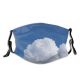 NC Azure Sky Cloud Wallpapers Grey Pictures Birds Images Massive Fly Cumulus Free Dust Washable Reusable Filter and Reusable Mouth Warm Windproof Cotton Face