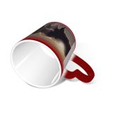NC Ceramic Photo Coffee Mugs,Air Pollution Atmosphere Carbon Dioxide Change Chemical Chimney Cloud Sky Coal Fired,Custom Picture Mug Magic Heat Sensitive Color Changing Mug Milk Tea Cup Personalized