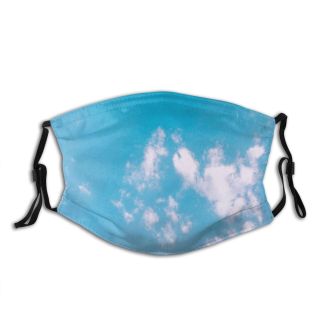 NC Azure Sky Cloud Wallpapers Tower Architecture Pictures Building Images Cumulus Free Outdoors Dust Washable Reusable Filter and Reusable Mouth Warm Windproof Cotton Face