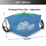 NC Azure Sky Vibe Public Maharashtra Cloud Wallpapers Cloudporn Domain Pictures India Photoshop Dust Washable Reusable Filter and Reusable Mouth Warm Windproof Cotton Face