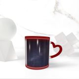 NC Ceramic Photo Coffee Mugs,Outer Space Atmospheric Mood Dust Sky Deep Hill Fantasy Galaxy Dark Landscape,Custom Picture Mug Magic Heat Sensitive Color Changing Mug Milk Tea Cup Personalized Gifts