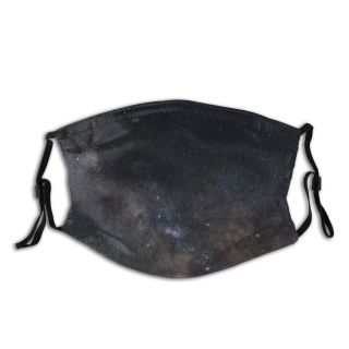 NC Astronomy Sky Summer Dark Outer Way Wallpapers Grey Pictures England Universe Constellation Dust Washable Reusable Filter and Reusable Mouth Warm Windproof Cotton Face