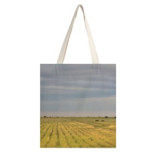 NC Great Martin Canvas Tote Bag Double Field Outdoors Grassland Countryside Agriculture Land Farm Rural Plant Meadow Landscape Pasture white-style1 38×41cm