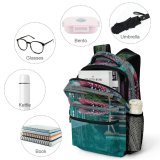 NC Children's Backpack Boats British  Canoes Cabin Rental  Lake Reflection Columbia Preschool Nursery Travel Bag