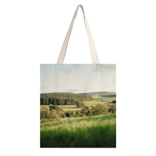 NC Great Martin Canvas Tote Bag Double Field Outdoors Grassland Cattle Cow Plant England Uk Farm Meadow Rural white-style1 38×41cm