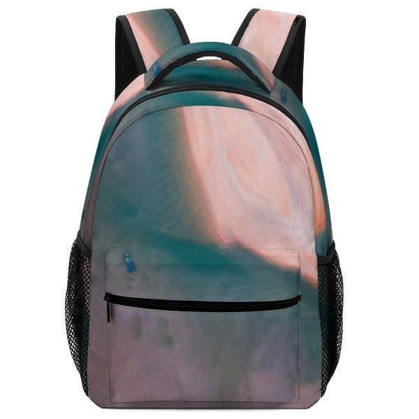NC Children's Backpack Boats Coast Sand Scenery Footage Coastline Top Landscape Daylight  Beach Sight Preschool Nursery Travel Bag