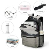 NC Children's Backpack Boats Bay Tourism Ha Port Archipelago Landscape Daylight Mountains Pier Travel Watercrafts Preschool Nursery Travel Bag