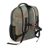 NC Children's Backpack Boats Above From Sea Ocean  Bird's Watercrafts Aerial Shot Preschool Nursery Travel Bag