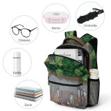 NC Children's Backpack Boats Above Drone From River Forest Woods Trees  Bird's Watercrafts Aerial Preschool Nursery Travel Bag