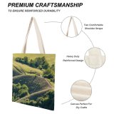 NC Great Martin Canvas Tote Bag Double Field Outdoors Grassland Haselschacher Buck Vogtsburg Kaiserstuhl Deutschland Slope Art Countryside white-style1 38×41cm