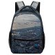 NC Children's Backpack Boats Above Building Drone From  Bird's Watercrafts Aerial Shot Preschool Nursery Travel Bag