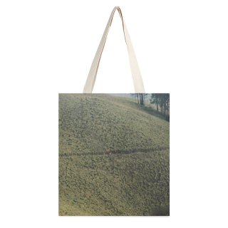 NC Great Martin Canvas Tote Bag Double Field Grassland Outdoors Slope Grey Oro Ombo Kabupaten Lumajang Jawa Timur Mound white-style1 38×41cm