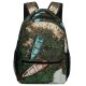NC Children's Backpack Boats Above From  Bird's Watercrafts Aerial Shot Preschool Nursery Travel Bag