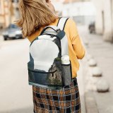 NC Children's Backpack Boats Clear Tourism Vacation Wood Adventure Landscape Daylight Mountains Travel Formations Island Preschool Nursery Travel Bag