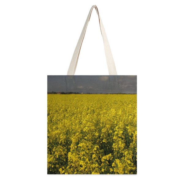 NC Great Martin Canvas Tote Bag Double Field Grassland Outdoors Tuscany Countryside Farm Meadow Rural Italia Chiabrando Paolo Landscape white-style1 38×41cm