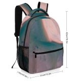 NC Children's Backpack Boats Coast Sand Scenery Footage Coastline Top Landscape Daylight  Beach Sight Preschool Nursery Travel Bag