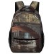 NC Children's Backpack Boat Urban Amsterdam Travel River Transportation  Watercraft Footbridge Outdoors Netherlands System Preschool Nursery Travel Bag
