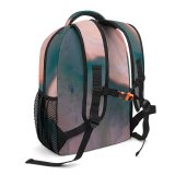 NC Children's Backpack Boats Coast Sand Scenery Footage Coastline Top Landscape Daylight  Beach Sight Preschool Nursery Travel Bag