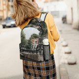 NC Children's Backpack Boats Canal Daylight Daytime  Buildings Building Boat Urban River Outdoors Architecture Preschool Nursery Travel Bag