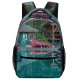 NC Children's Backpack Boats British  Canoes Cabin Rental  Lake Reflection Columbia Preschool Nursery Travel Bag