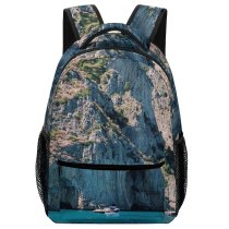 NC Children's Backpack Boats Amazing Beautiful Vacation Adventure Daylight Travel Formations Capri Watercrafts Geological Outdoors Preschool Nursery Travel Bag