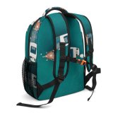 NC Children's Backpack Boats Boat Travel Transportation Ocean Diving Exploration Sea Seascape System Watercraft Sail Preschool Nursery Travel Bag