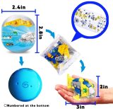 12Pcs PreFilled Easter Eggs with Sea Ocean Animals Building Blocks, Egg Surprise Toys for Easter Basket Stuffers, Easter Egg Hunt, Easter Basket Filler, Easter Party Favors Classroom Prize Toys
