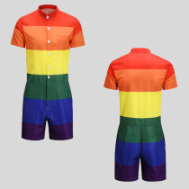 LGBTQ Classic Rainbow Romper