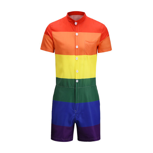 LGBTQ Classic Rainbow Romper