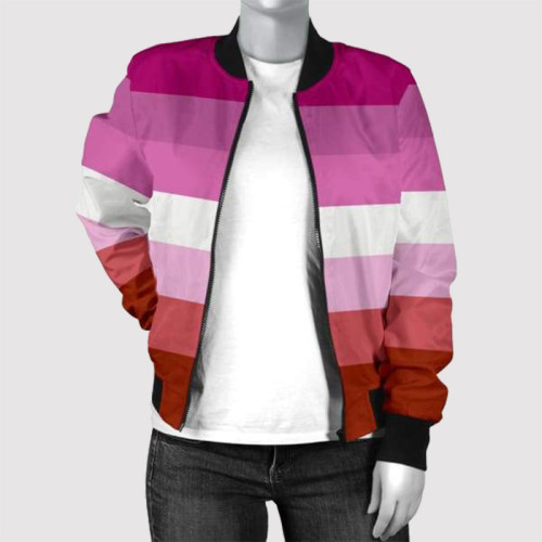 Lesbian Flag LGBTQ Classic Jacket