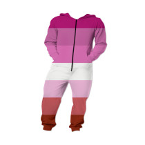 Lesbian Flag Classic Onesie Pajamas