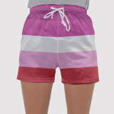 lesbian falg beach shorts