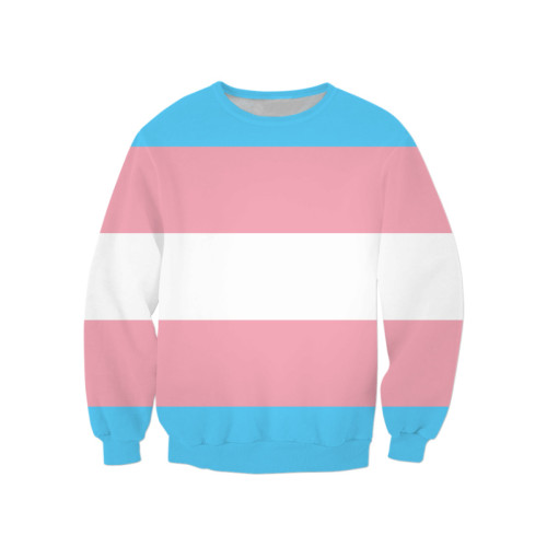 Transgender Flag Classic Gay Pride Sweater