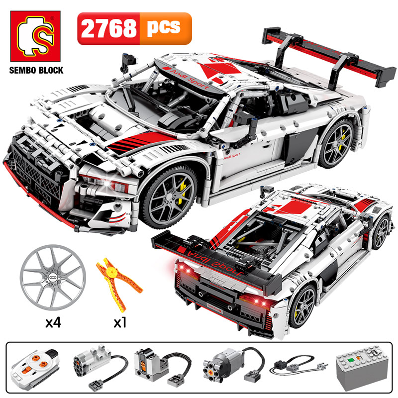 blocks remote control car