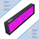 2000W LED Grow Light Full Spectrum Daisy Chain Aluminum Veg Bloom Grow Lamps for Indoor Plant Hydroponics Gardening(US ONLY)