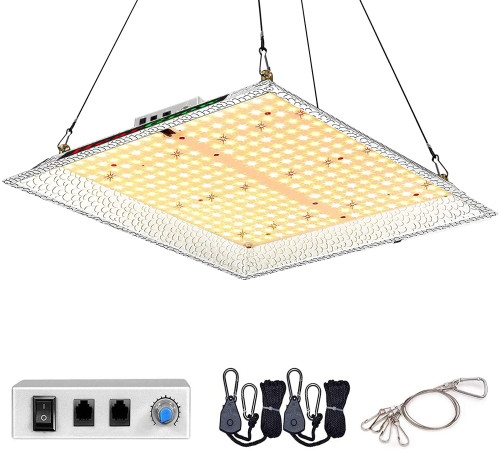 2000W Led Grow Light 200 Watt 4x4ft Coverage Full Spectrum Growing Lamps for Indoor Plants Dimmable Daisy Chain Seeding Veg Bloom Light for Hydroponics Greenhouse Indoor LED Grow(720 Leds)