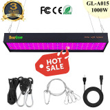 1000W LED Grow Light Full Spectrum Daisy Chain Aluminum Veg Bloom Grow Lamps for Indoor Plant Hydroponics Gardening(US ONLY)