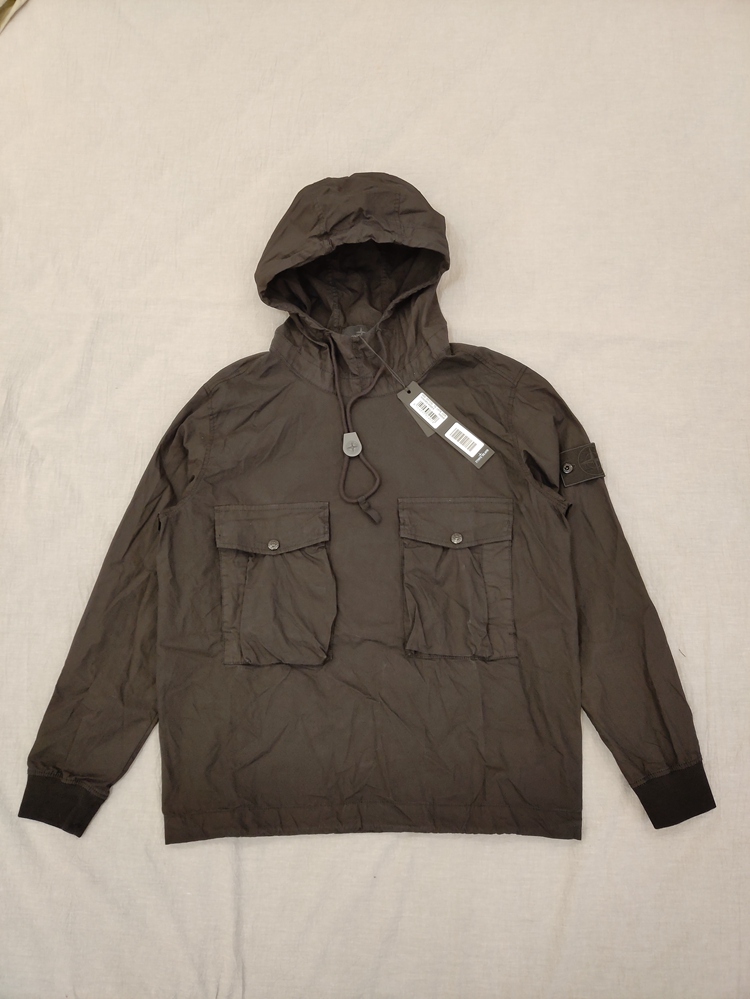 stone island anorak smock