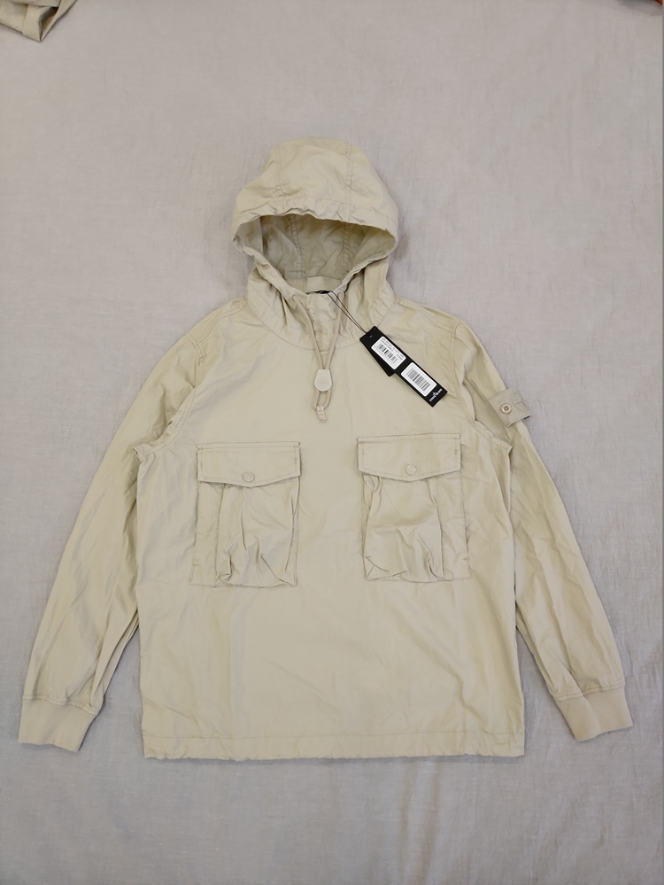stone island anorak smock