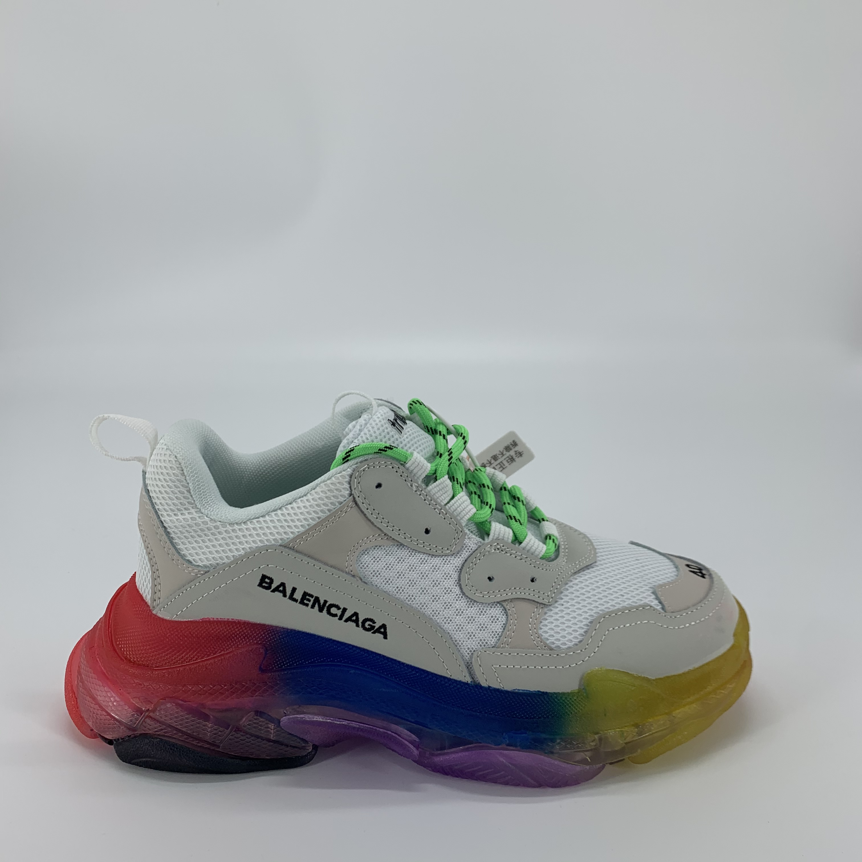balenciaga rainbow triple s
