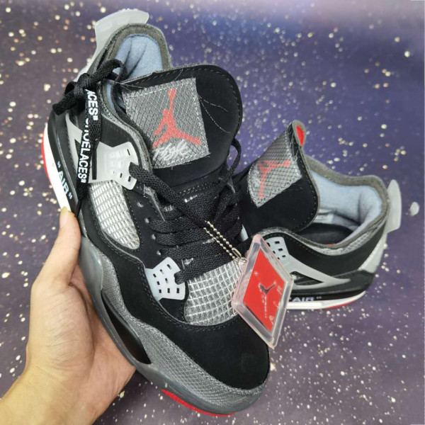 jordan 4s off white bred