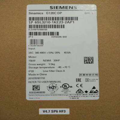 Siemens G 120C DP,6SL3210-1KE23-2AP1