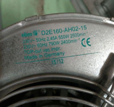 ABB Fan for frequency converter D2E160-AH02-15