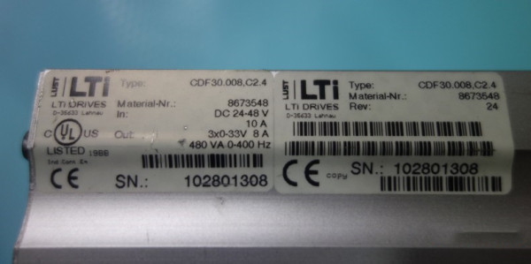 LTI Frequency converter CDF30.008.C2.4