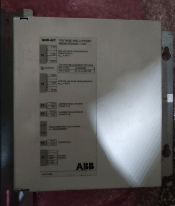 NUIM-62C Measuring plate ABB Special spare parts for wind power inverter