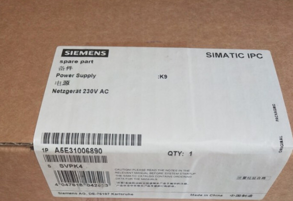 Siemens A5E31006890-K9 Power Supply